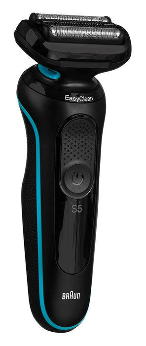 Braun Series 5 51-M1200s Самобръсначка с фолио Тример черен, син