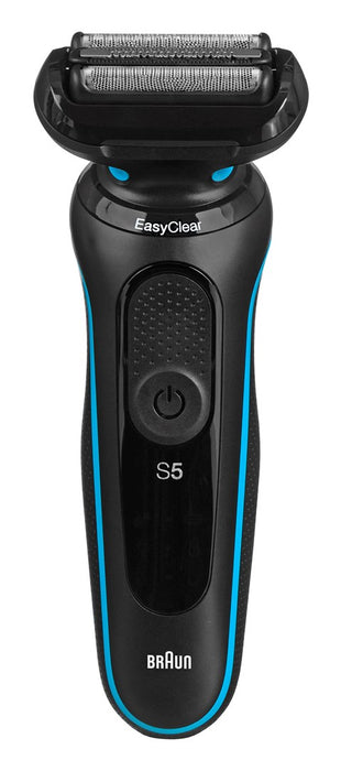Braun Series 5 51-M1200s Самобръсначка с фолио Тример черен, син