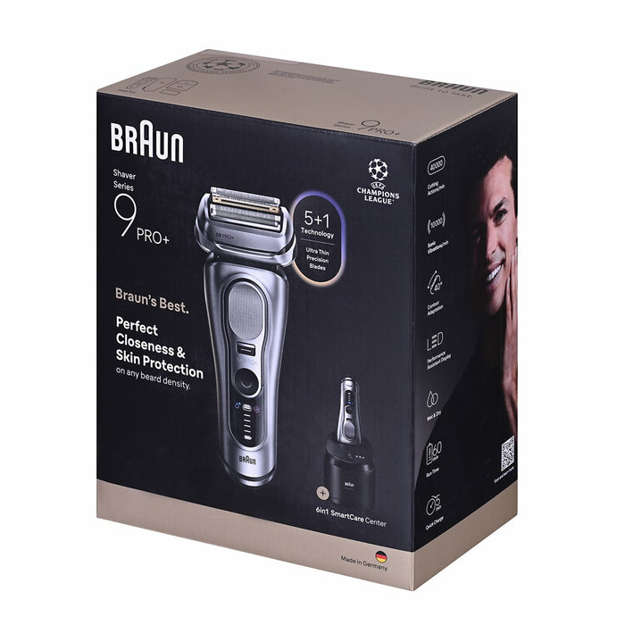 Мъжка самобръсначка Braun Series 9 Pro+ 9667CC, фолио, тример, сребрист
