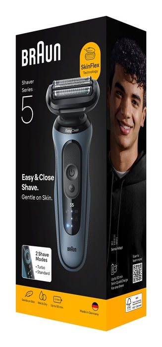 Мъжка самобръсначка Braun Series 5 52-A1000S Самобръсначка с фолио Синя