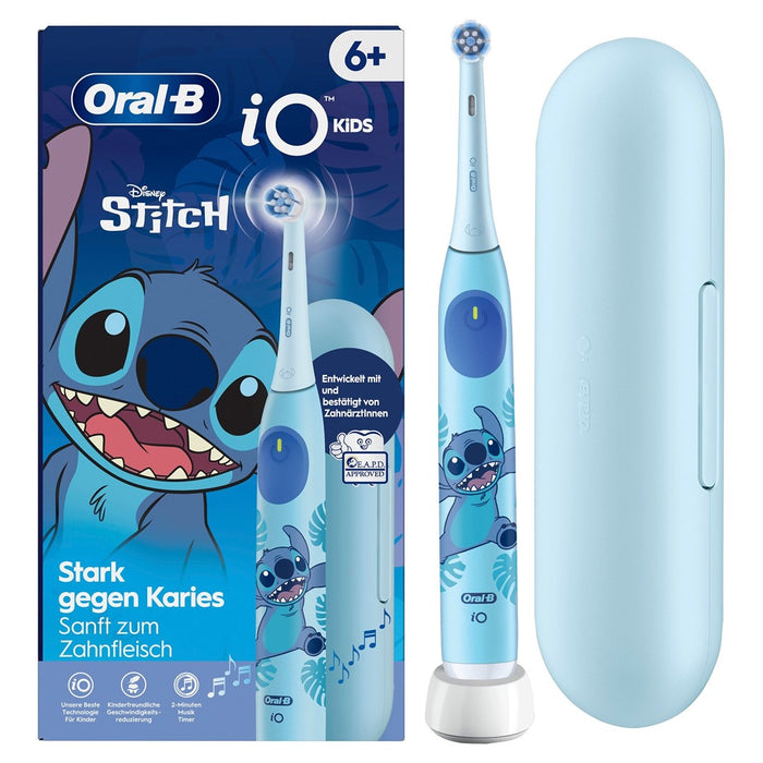 Oral-B iO Kids Stitch Детска въртяща се четка за зъби синя