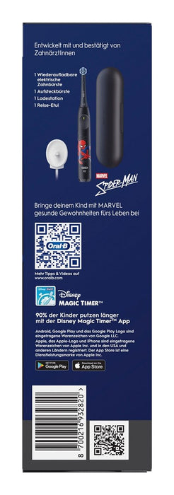 Oral-B iO Kids Spiderman Детска въртяща се четка за зъби Черна
