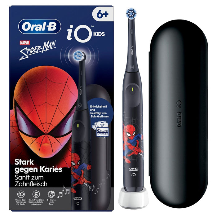 Oral-B iO Kids Spiderman Детска въртяща се четка за зъби Черна
