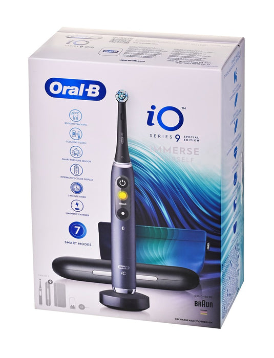 Електрическа четка за зъби Oral-B iO9 Limited Edition, черна