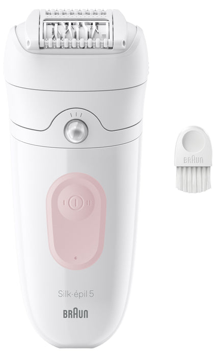 Епилатор Braun - SE 5-000, 2 степени, бял/розов