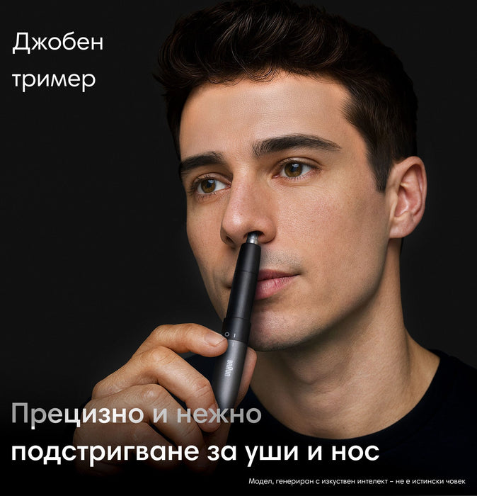 Тример за уши и нос Braun - EN20, сив