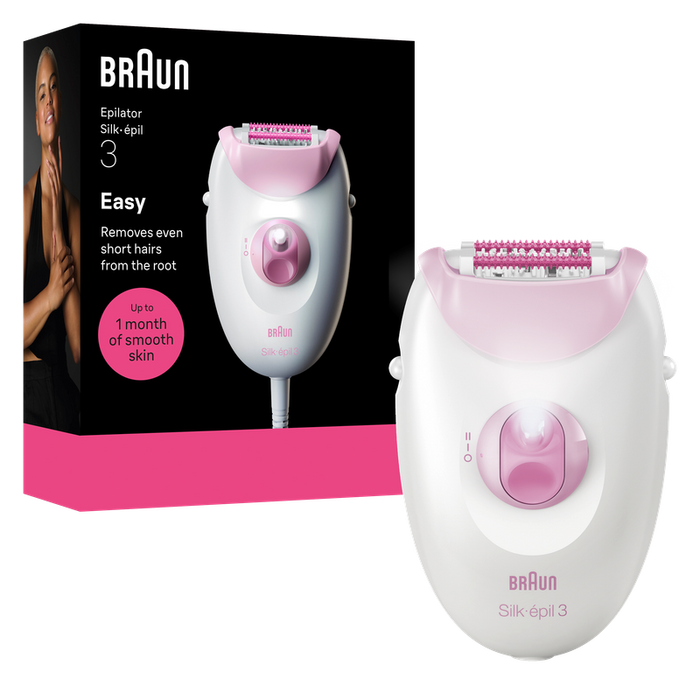 Епилатор Braun SE 3-000 Pink
