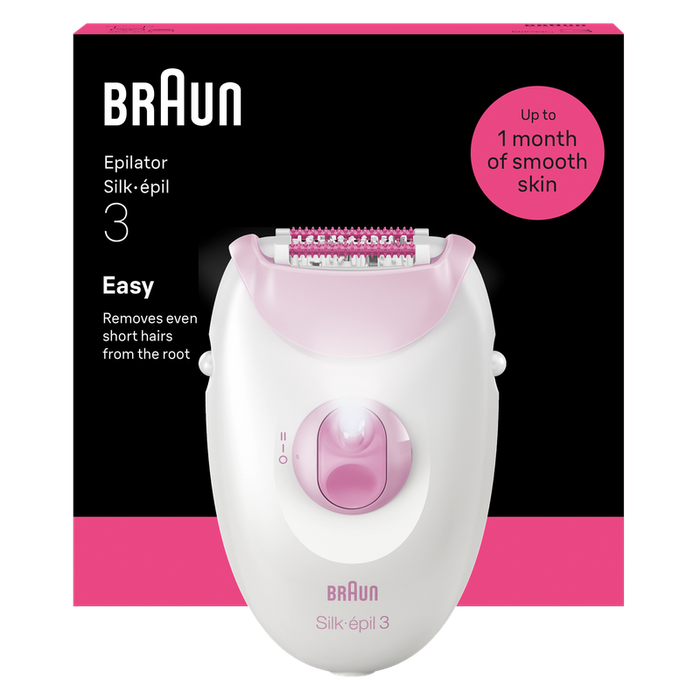 Епилатор Braun SE 3-000 Pink
