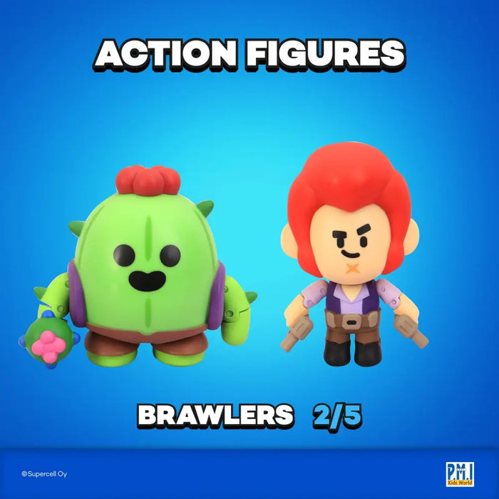 BRAWL STARS S1 ЕКШЪН ФИГУРКИ 11 см - 2 ПАКЕТ ВЕР. A