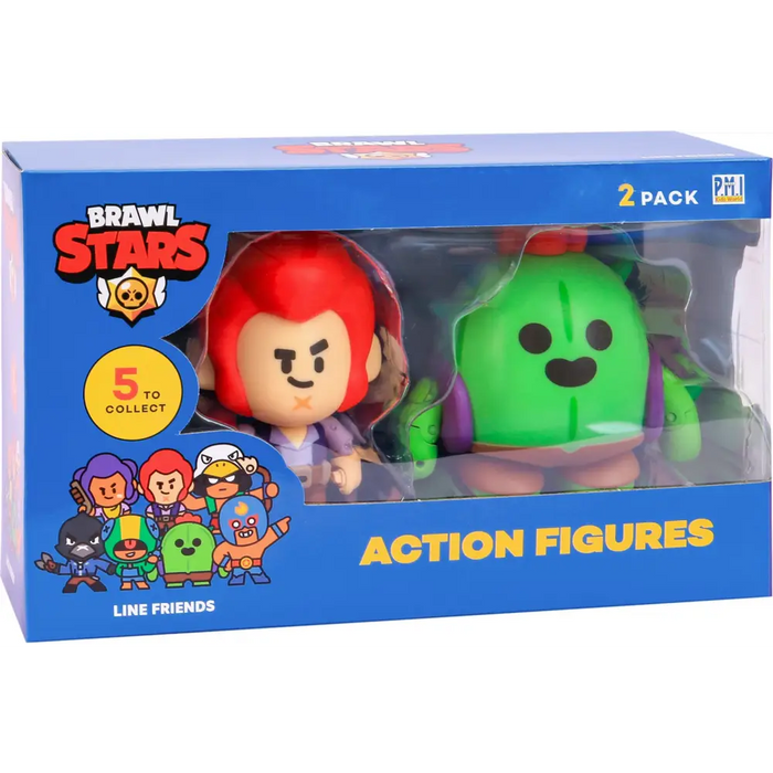 BRAWL STARS S1 ЕКШЪН ФИГУРКИ 11 см - 2 ПАКЕТ ВЕР. A