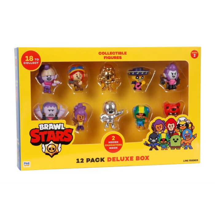 BRAWL STARS S2 ФИГУРИ -12 ОПАКОВКИ ЛУКСОЗНА КУТИЯ