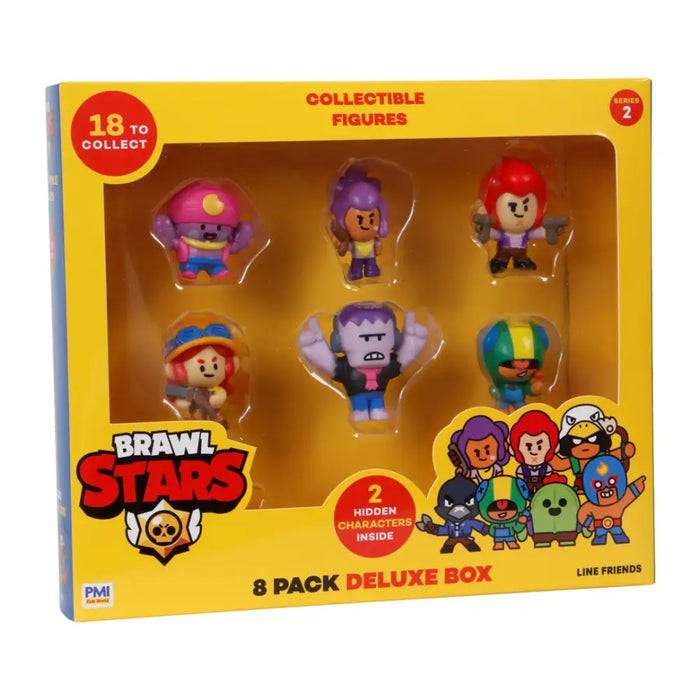 BRAWL STARS S2 ФИГУРИ -8 ПАКЕТ ДЕЛУКС КУТИЯ ВЕР.A