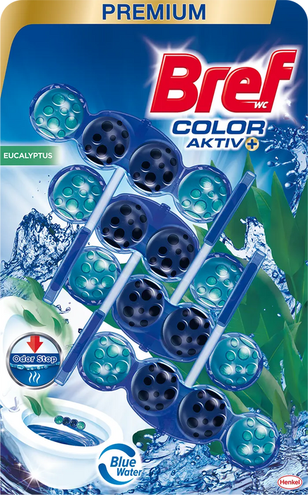 Ароматизатор за тоалетна Color Aktiv Eucalyptus, 4x50g, 200 g