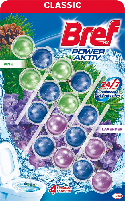 Ароматизатор за тоалетна Power Aktiv, 4x50g, 200 g