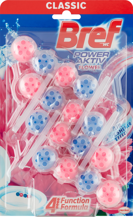 Ароматизатор за тоалетна Power Aktiv Flower, 4X50g, 200 g