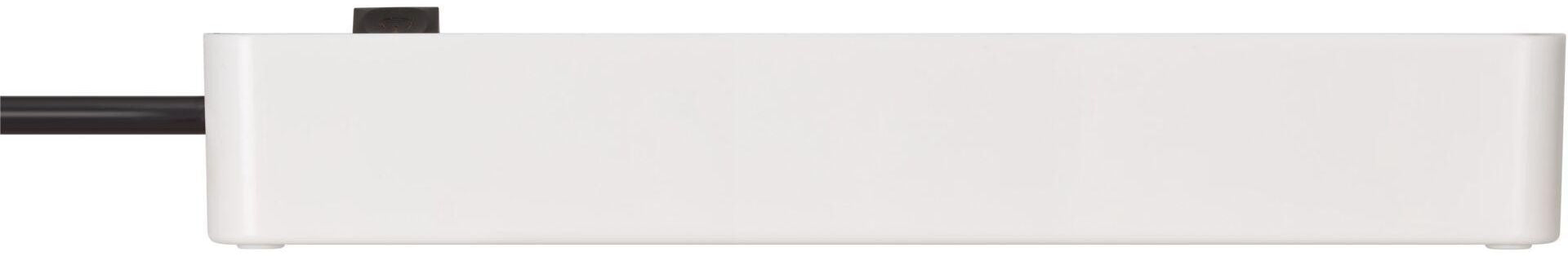 Разклонител Brennenstuhl - Ecolor, 4 гнезда, 2x USB C, 1.5 m, бял/черен