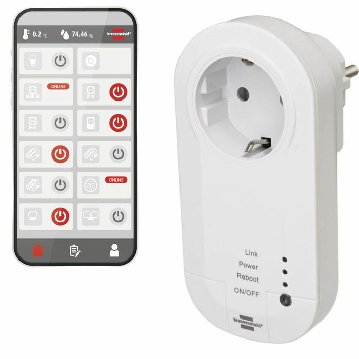 Смарт щепсел Brennenstuhl 1294840 Wi-Fi 16 A