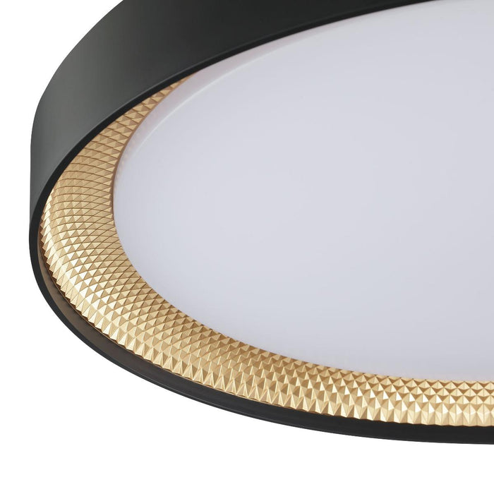 LED ПЛАФОН WALDO 36W ДОСТАНЦИОННО ЧЕРЕН