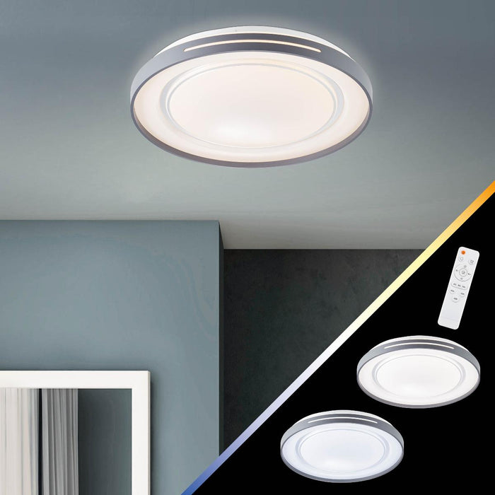LED ПЛАФОН BARTY 30W ДИСТАНЦИОННО CCT