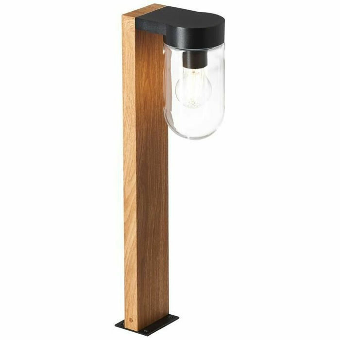 Аплик за стена Brilliant Cabar Черен Метал Cтъкло 40 W E27