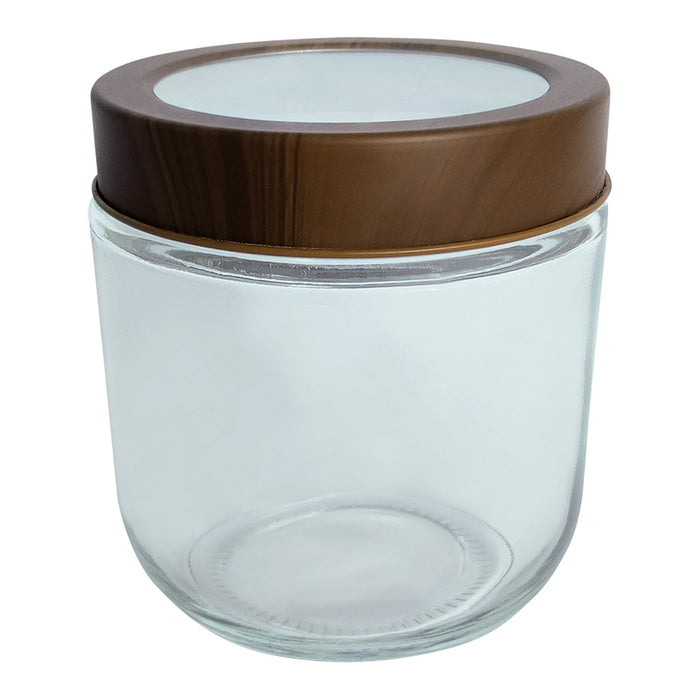БУРКАН С ПРОЗРАЧНА КАПАЧКА 350 ML WOOD BRIO
