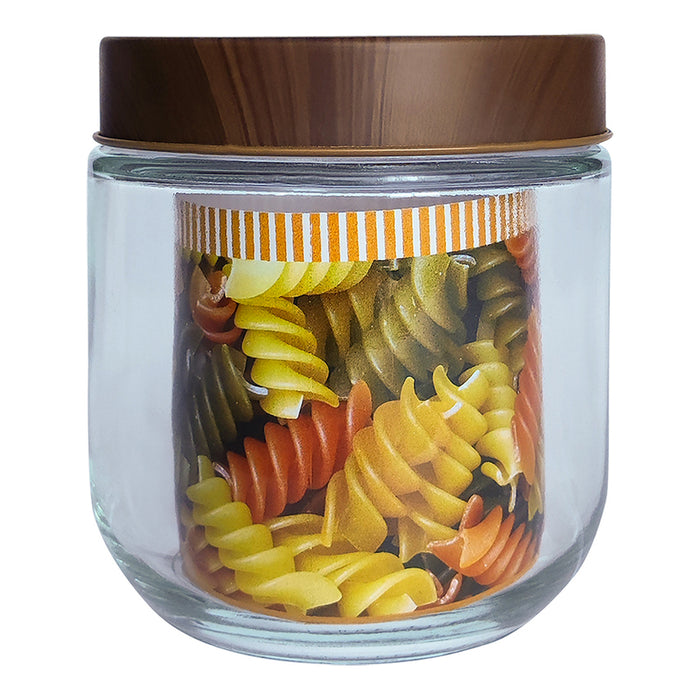БУРКАН С ПРОЗРАЧНА КАПАЧКА 350 ML WOOD BRIO