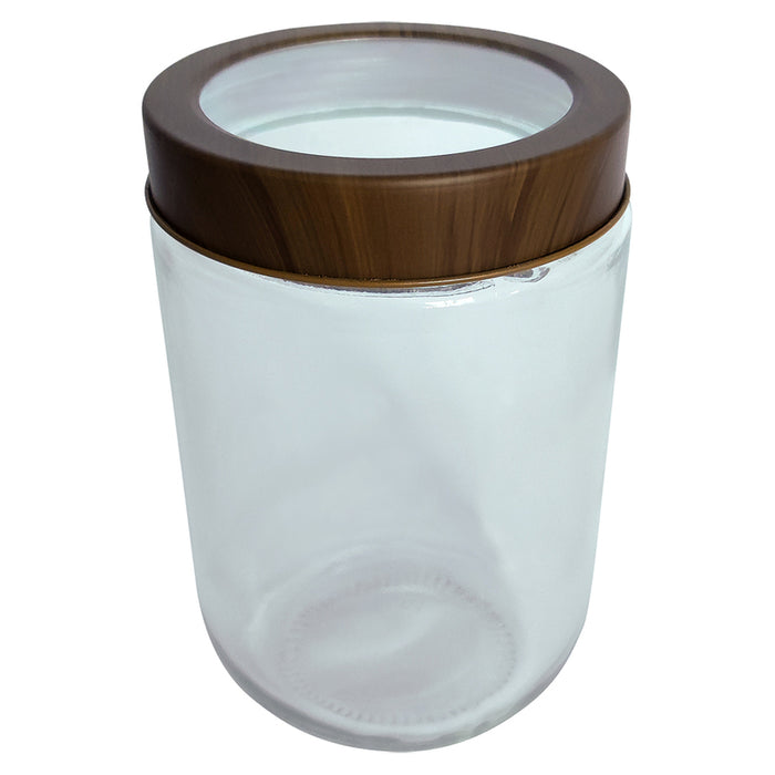 БУРКАН С ПРОЗРАЧНА КАПАЧКА 600 ML WOOD BRIO