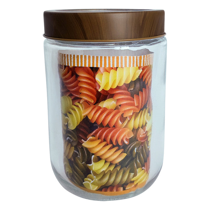 БУРКАН С ПРОЗРАЧНА КАПАЧКА 600 ML WOOD BRIO