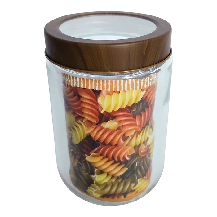 БУРКАН С ПРОЗРАЧНА КАПАЧКА 600 ML WOOD BRIO