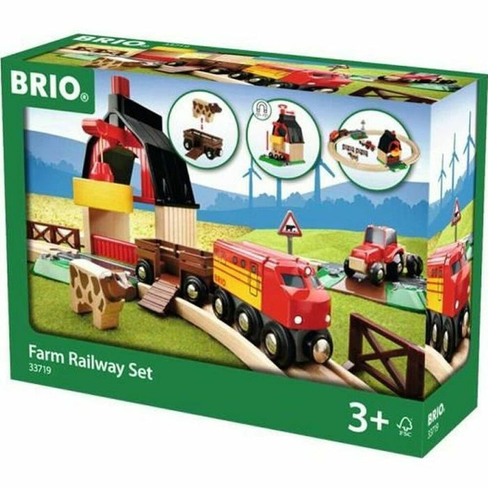 Влакови релси Brio Farm Railway Set