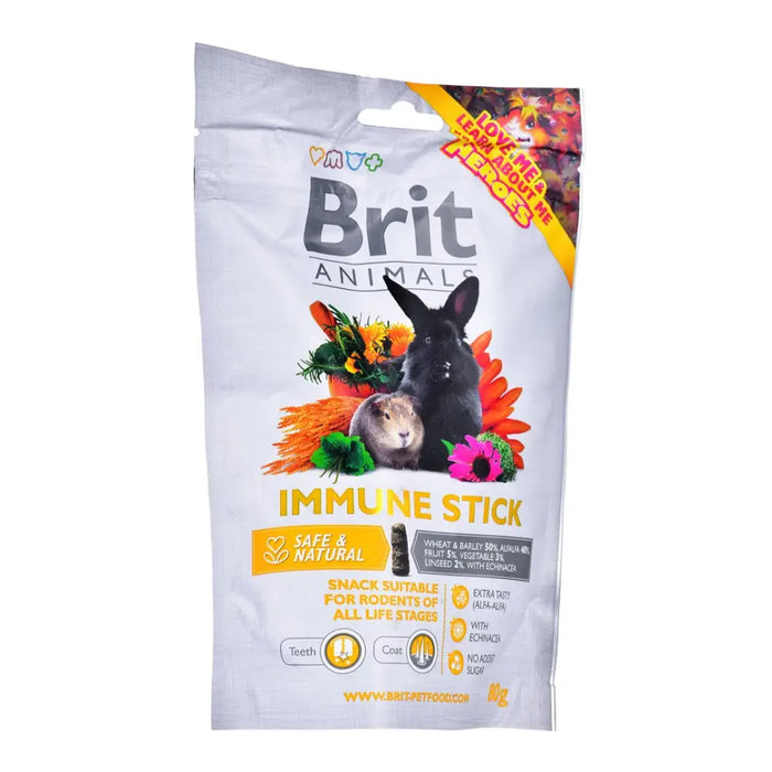 BRIT Animals Имунен стик за гризачи - 80 г лакомство