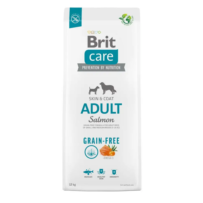 BRIT Care Adult Salmon - суха храна за кучета - 12 кг