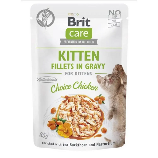 BRIT Care Cat Kitten Choice Pouch - мокра храна за котки