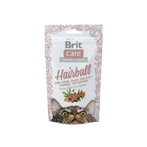 BRIT Care Cat Snack Hairball - лакомство за котки - 50гр