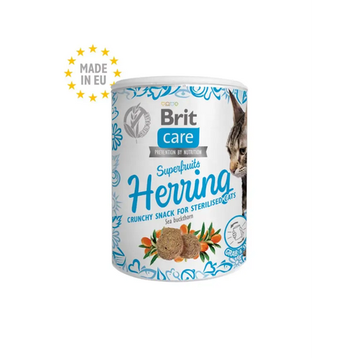 BRIT Care Cat Snack Superfruits Herring - лакомство