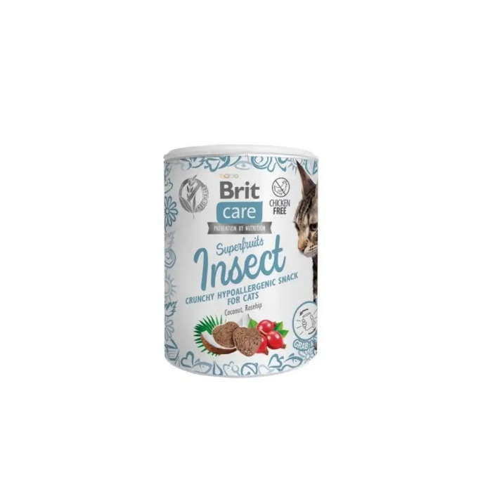BRIT Care Cat Snack Superfruits Insect - лакомство за котки