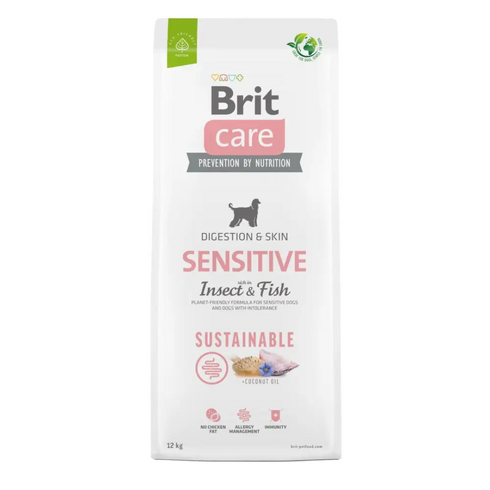 BRIT Care Dog Sustainable Sensitive Insect & Fish - суха