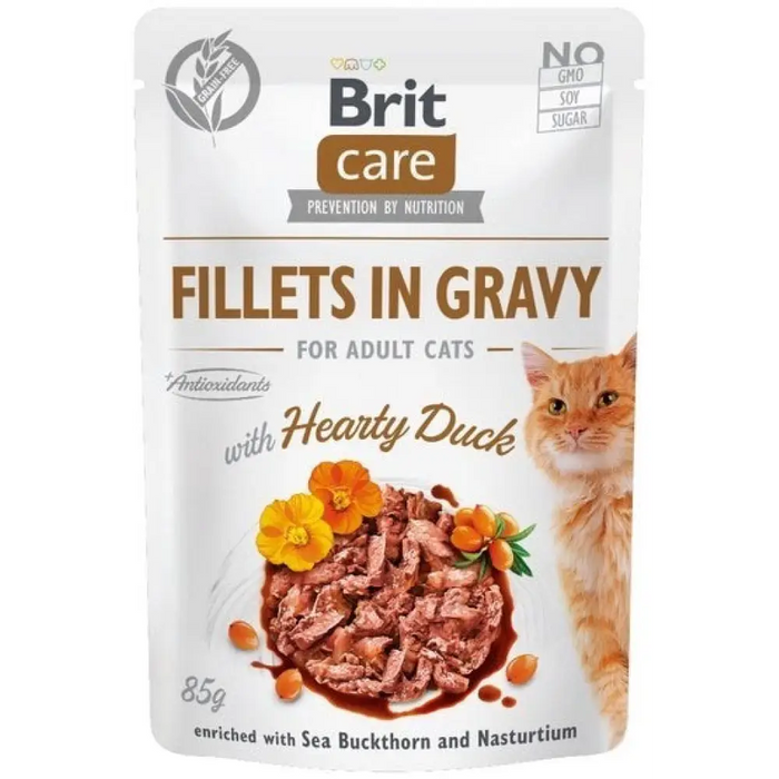 BRIT Care Fillets in Gravy патешки филета в сос - мокра