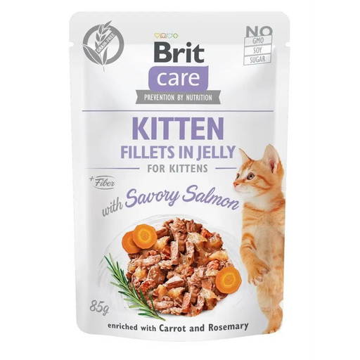 BRIT Care Fillets in Jelly филета от сьомга - мокра храна