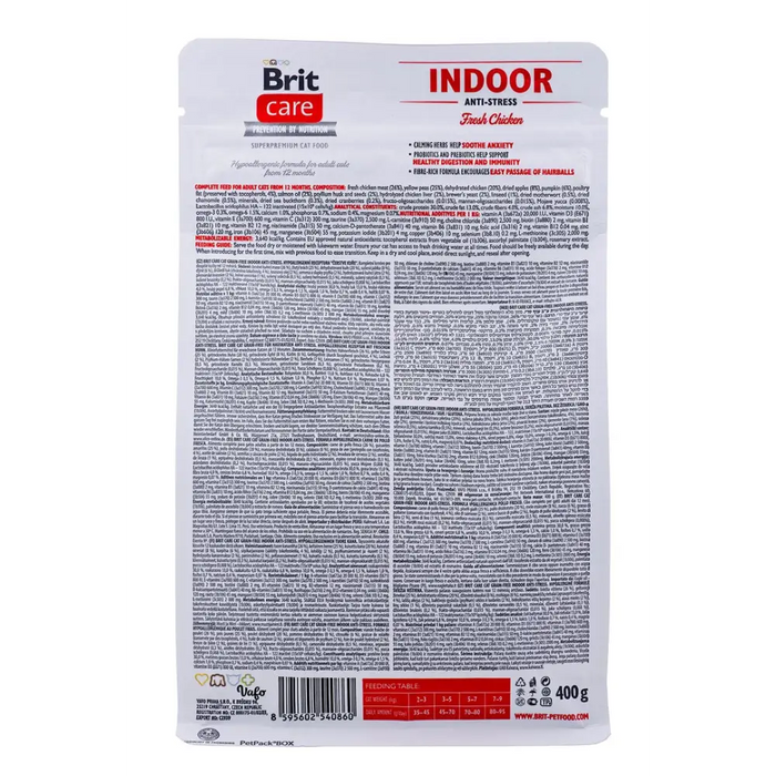BRIT Care Grain-Free Adult Indoor Anti-Stress - суха храна