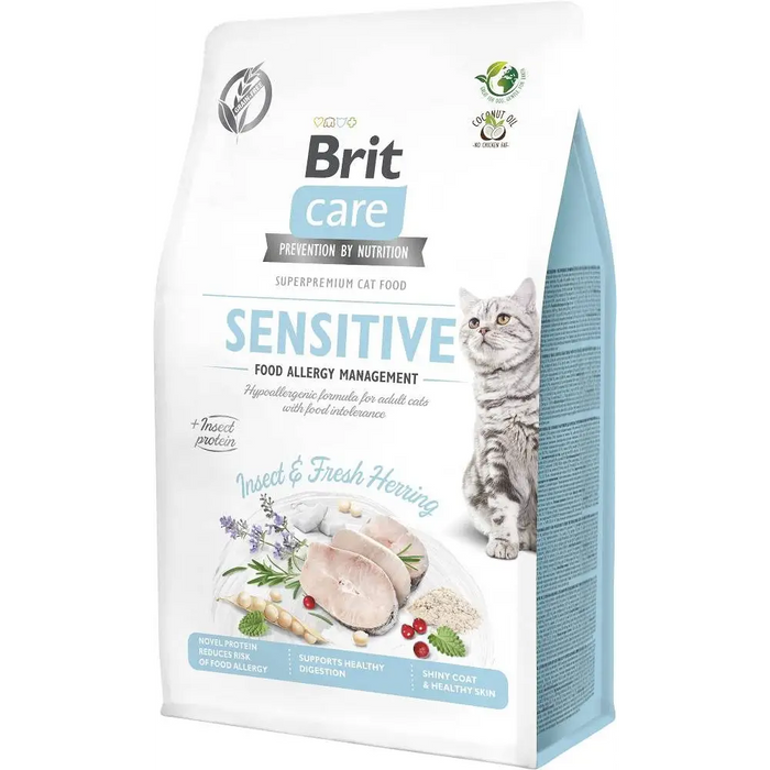 BRIT Care Grain-Free Adult Insect&Herring Sensitive - суха