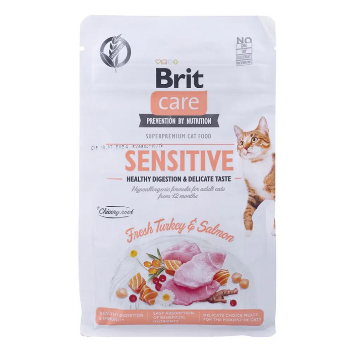BRIT Care Grain-Free Sensitive Turkey&Salmon - суха храна