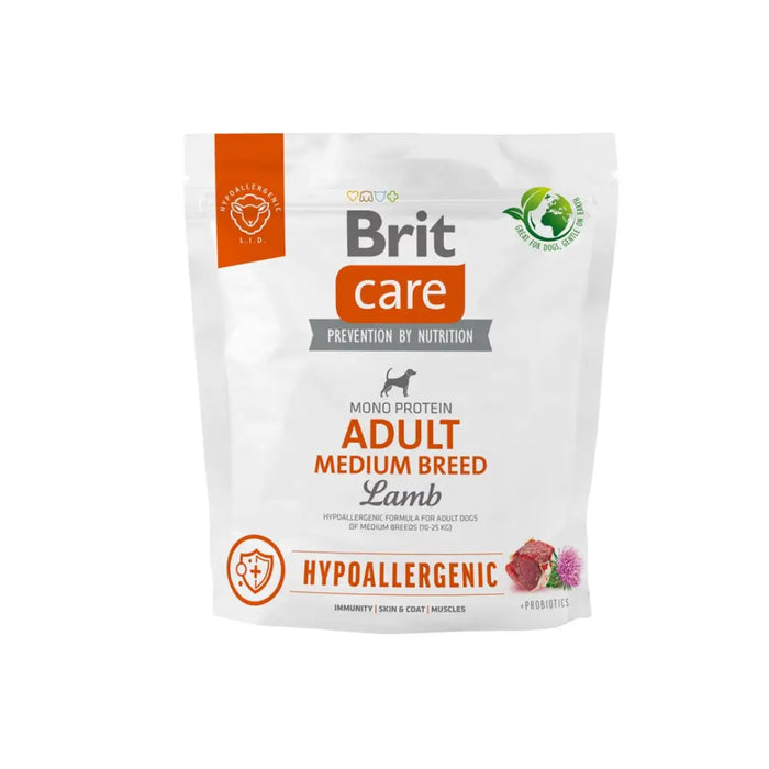 BRIT Care Hypoallergenic Adult Medium Breed Lamb - суха
