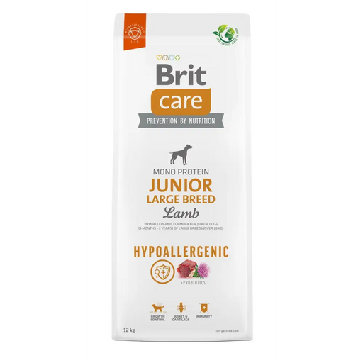 BRIT Care Hypoallergenic Junior Large Breed Lamb - суха