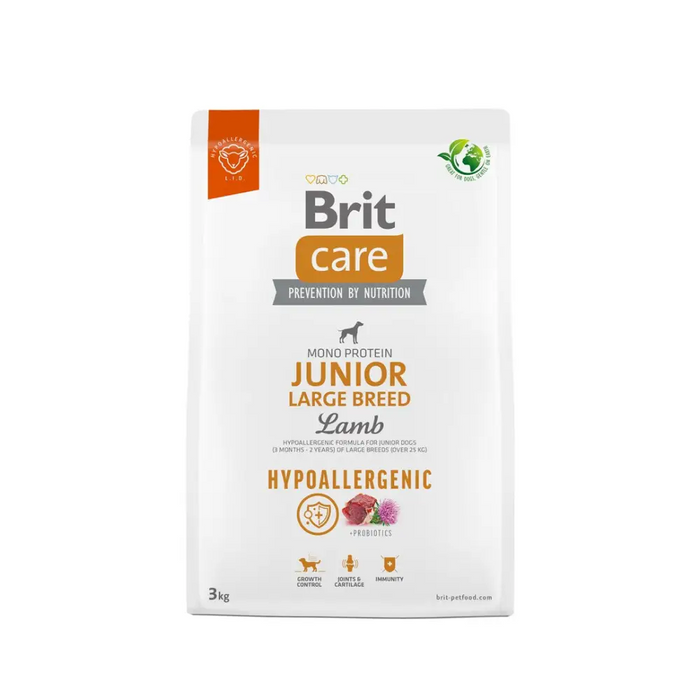 BRIT Care Hypoallergenic Junior Large Breed Lamb - суха