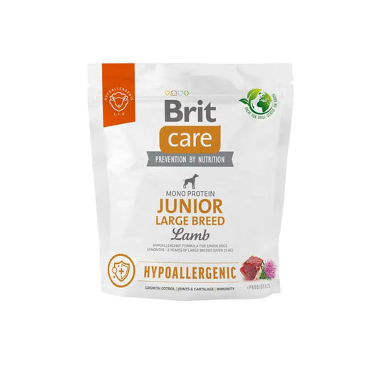 BRIT Care Hypoallergenic Junior Large Breed Lamb - суха