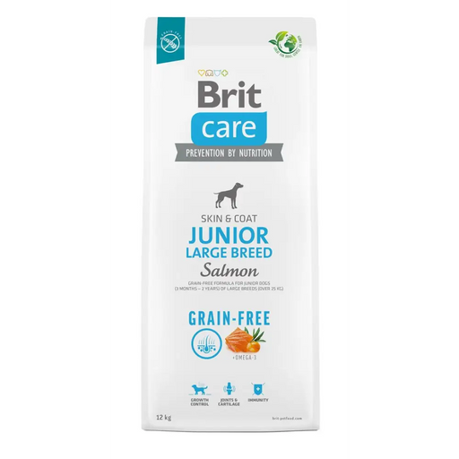 BRIT Care Junior Large Breed Salmon - суха храна за кучета