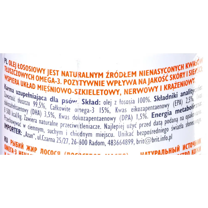 Brit Care Масло от сьомга 1000 мл