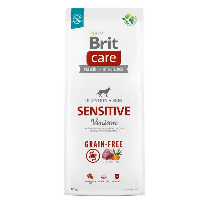 BRIT Care Sensitive Venison - суха храна за кучета - 12 кг