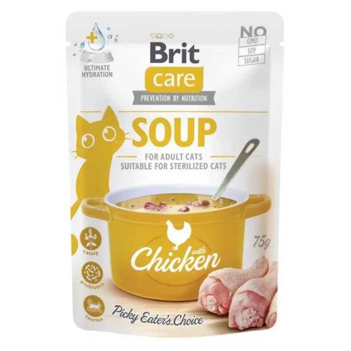 BRIT Care Soup Chicken - супа за котка - 75гр